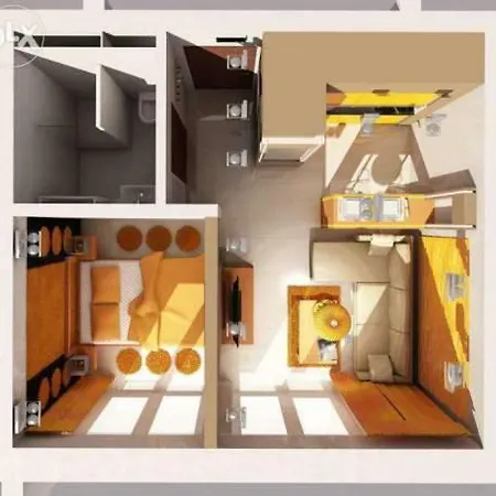 公寓 Pomaranczowy Z Basenem,sauna-blisko Morza. *