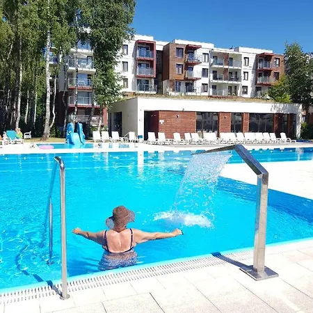 公寓 Pomaranczowy Z Basenem,sauna-blisko Morza. 科沃布热格