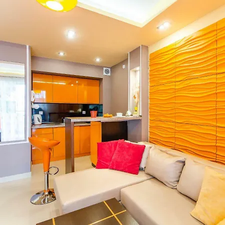 公寓 Pomaranczowy Z Basenem,sauna-blisko Morza. 科沃布热格