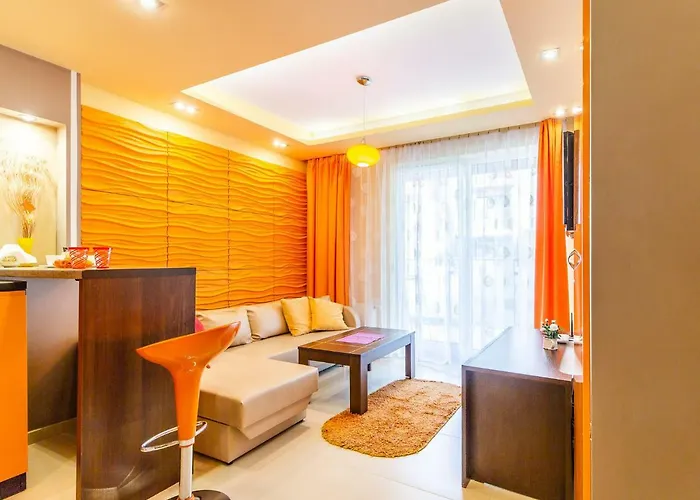 Pomaranczowy Z Basenem,sauna-blisko Morza. Апартаменты